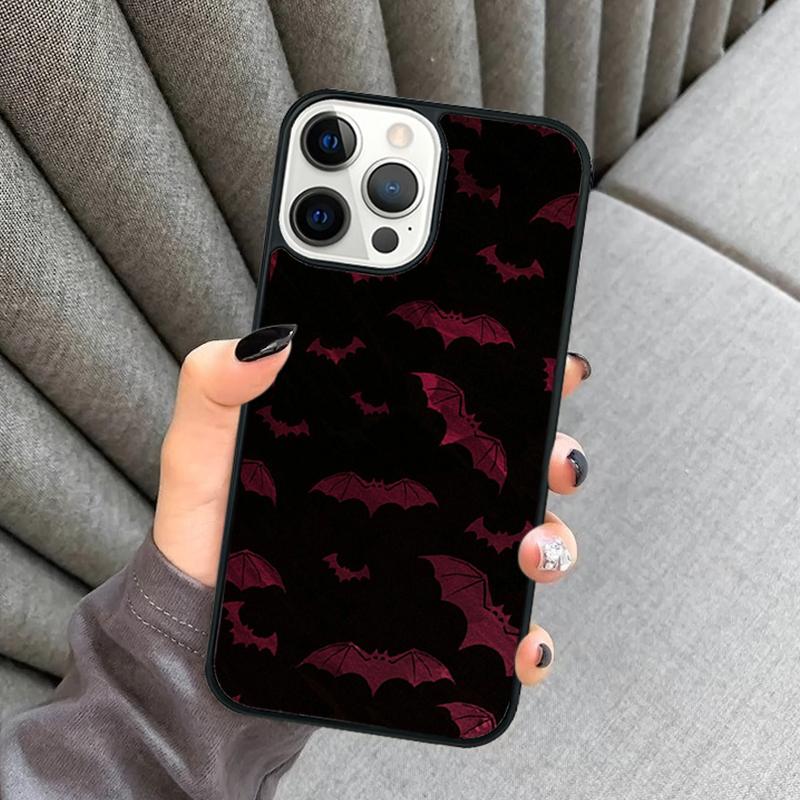 Goth Vampire Bat Gothic Phone Case For iPhone 17 Air 16 16e 15 13 14 Pro Max 11 12 Plus 2022 MAX Shell Cover Coque