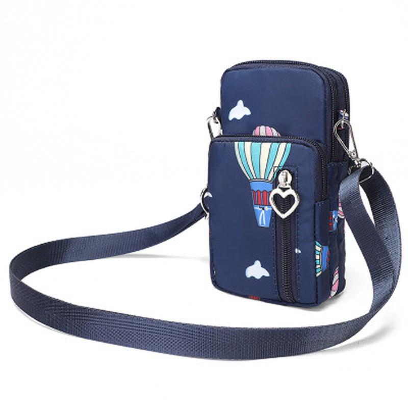 

Женская модная спортивная квадратная сумка для мобильного телефона, сумка через плечо, сумка для бега balloon синий