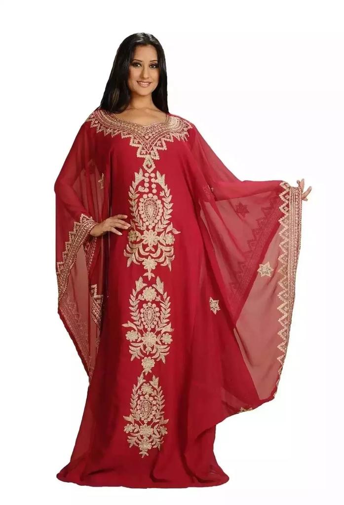 Ramzan Long Kaftan Abaya Moroccan Eid Sale Dubai Farasha Ramzan Dress Hand Work