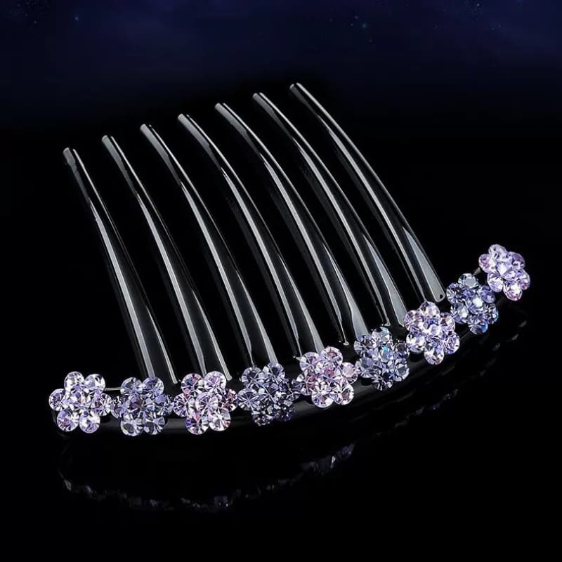 Hair Comb Hair Plug Headdress Rhinestone Flower Hair Comb women's Hair Accessories