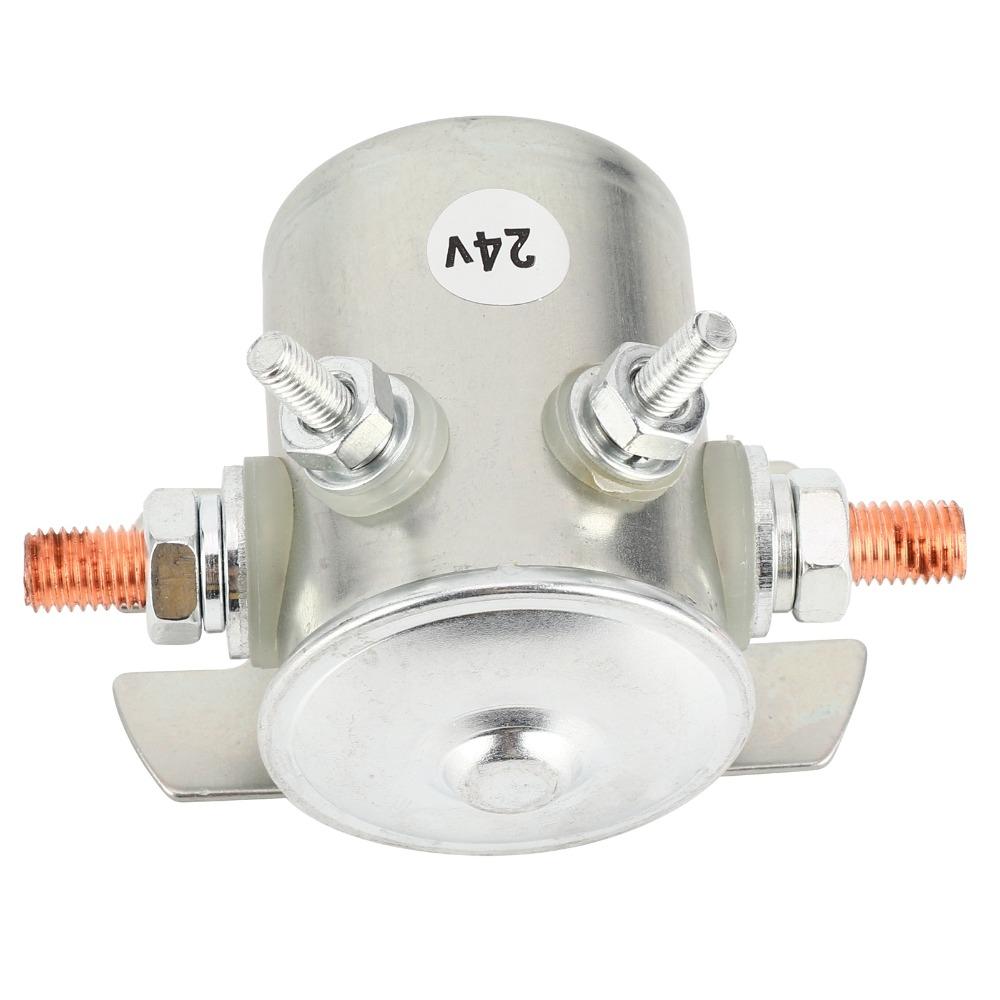Solenoid 200V Potrivit pentru 24VCC Releu de Pornire Motor Hidraulic Normal Deschis Accesorii Electronice Auto Impermeabile