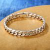 100% S925 Silver Handmade 7MM 8MM Retro Cuban Trend Rough Personality Man Woman Pure S925 Silver Bracelet Jewelry