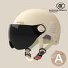 Bear Helmet, Electric Car, Half Helmet, Sunscreen for Women, Ventilated and Light, Wholesale with Ear Protectors, Warm In Winter