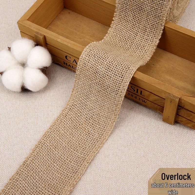 Yellow Jute Burlap Roll - Fabric Webbing for Christmas, Wedding, Table Runner, Chair Back.