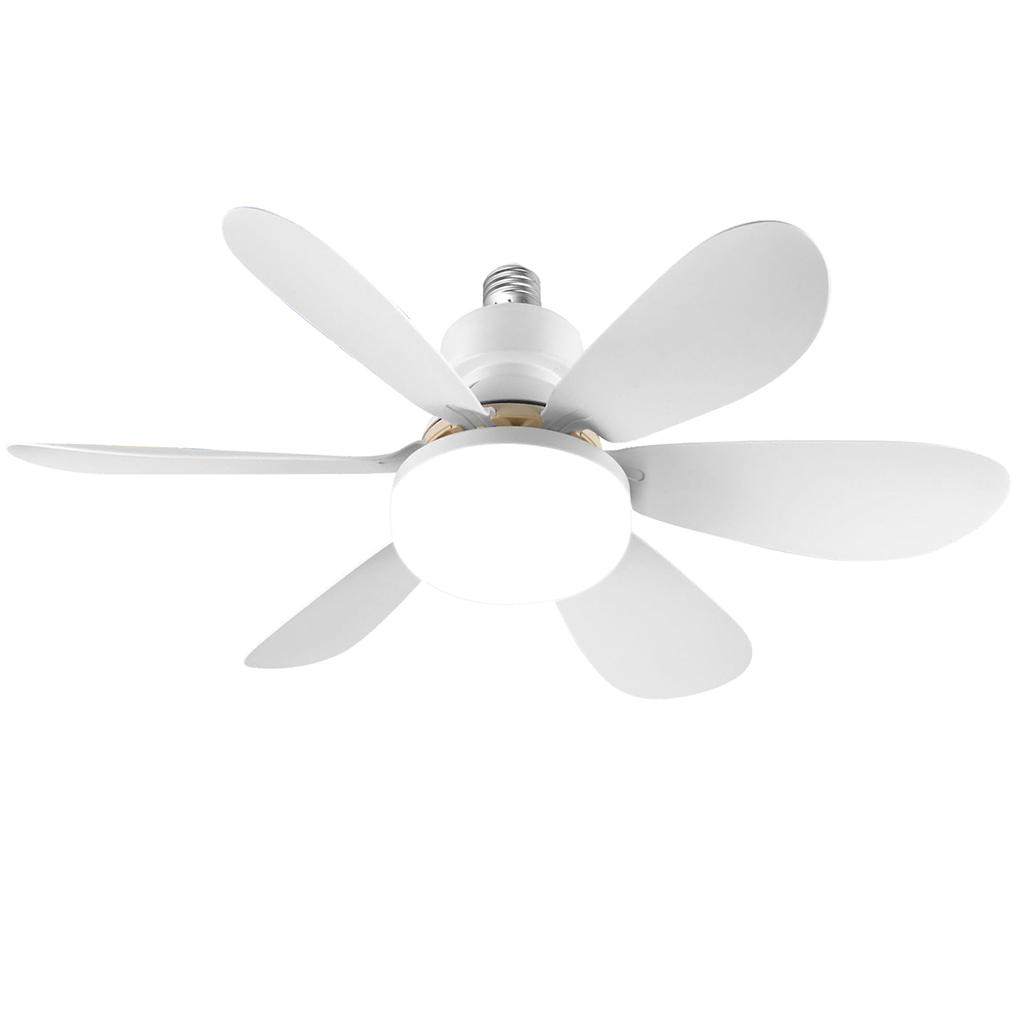 Modern LED ceiling fan light E27 with remote control for dimming, suitable for living room study household use Decoration home