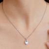 Hot sale love opal opal pendant new sweet temperament opal necklace fashion simple jewelry women