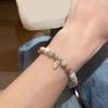 Handmade Handwoven Natural Stone Beaded Chain Necklace Featuring Pearls Pendant for Women's Fashion Jewelry Pieces