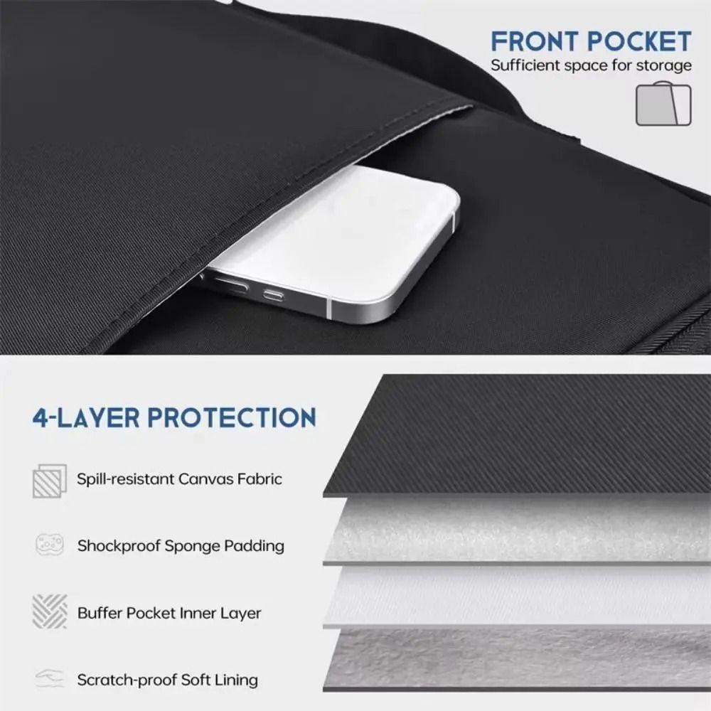 Mit Griff Laptop-Tasche Leicht Wasserdicht Computer Notebook Hülle 11 Zoll Doppelreißverschluss Tablet Hülle Tasche Schutzhülle