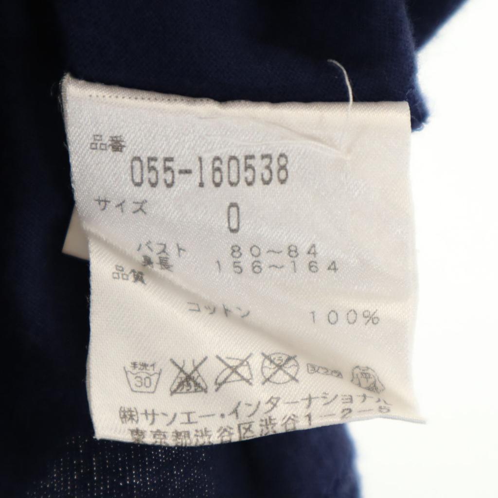 PEARLY GATES made in Japan golf Short sleeve Polo shirt Navy Women Used