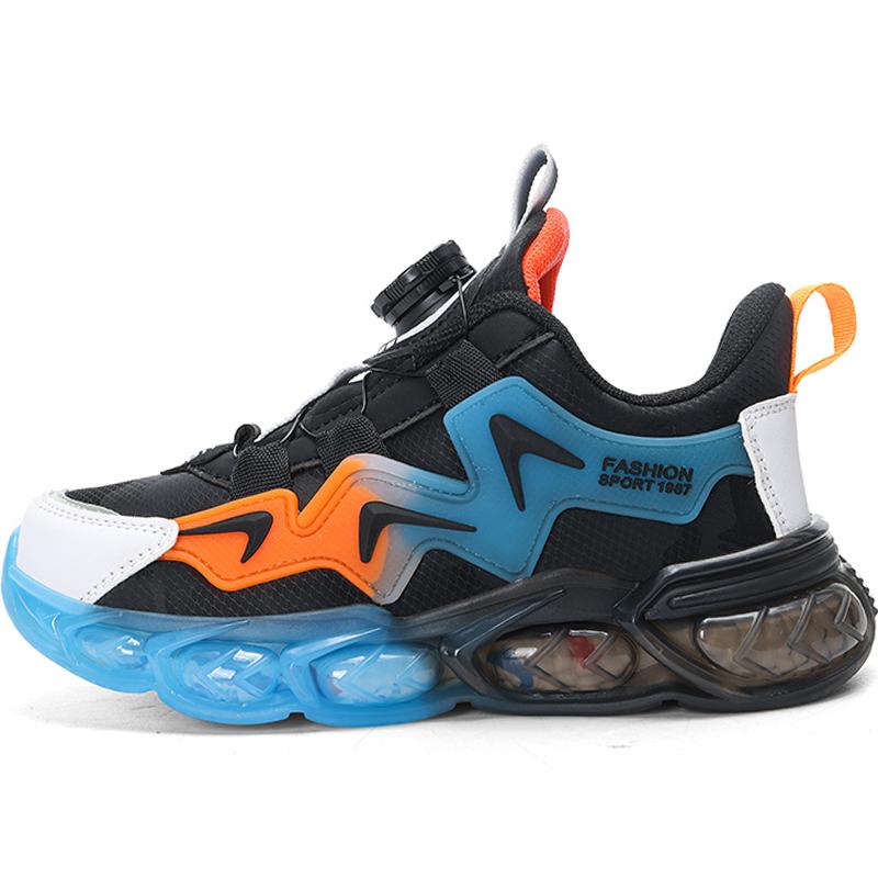 

28-39 детская нескользящая/износостойкая модная обувь для спорта и отдыха на открытом воздухе детская обувь кроссовки для мальчиков обувь для девочек 39 чёрный/синий