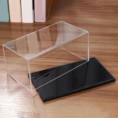 Clear Acrylic Action Figures Display Box 5.5x2.7x3inch Countertop Organizer Dustproof for Retail