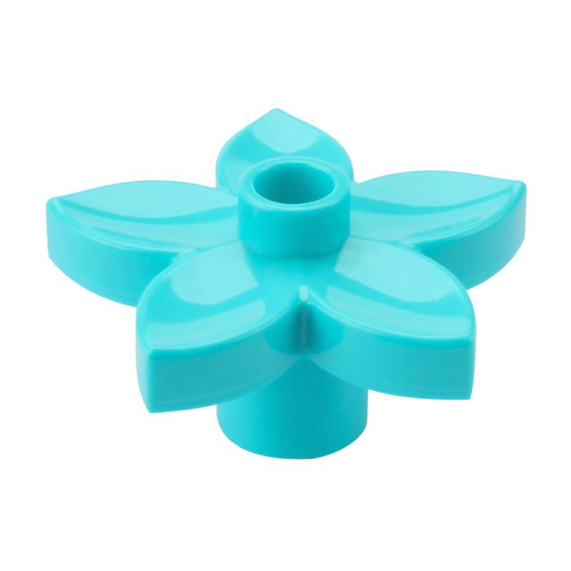 4pcs Big Building Block Forest Plant Series Flower Grass Tree Outdoor Adornment Street Accessories Compatible Scenes Toy For Kid