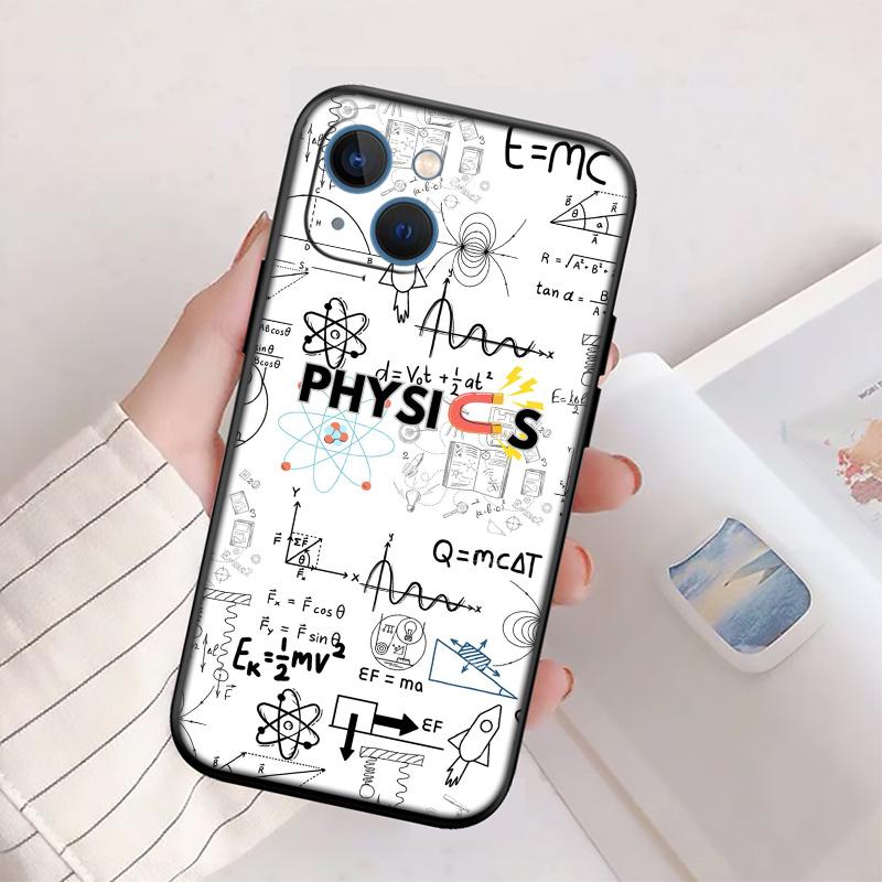 RP17 Chemical Maths Equation Formula New High-End Shell Phone Case for iPhone SE X XS XR 16E 17 11 Pro Max 8 7 6 6s Plus Air