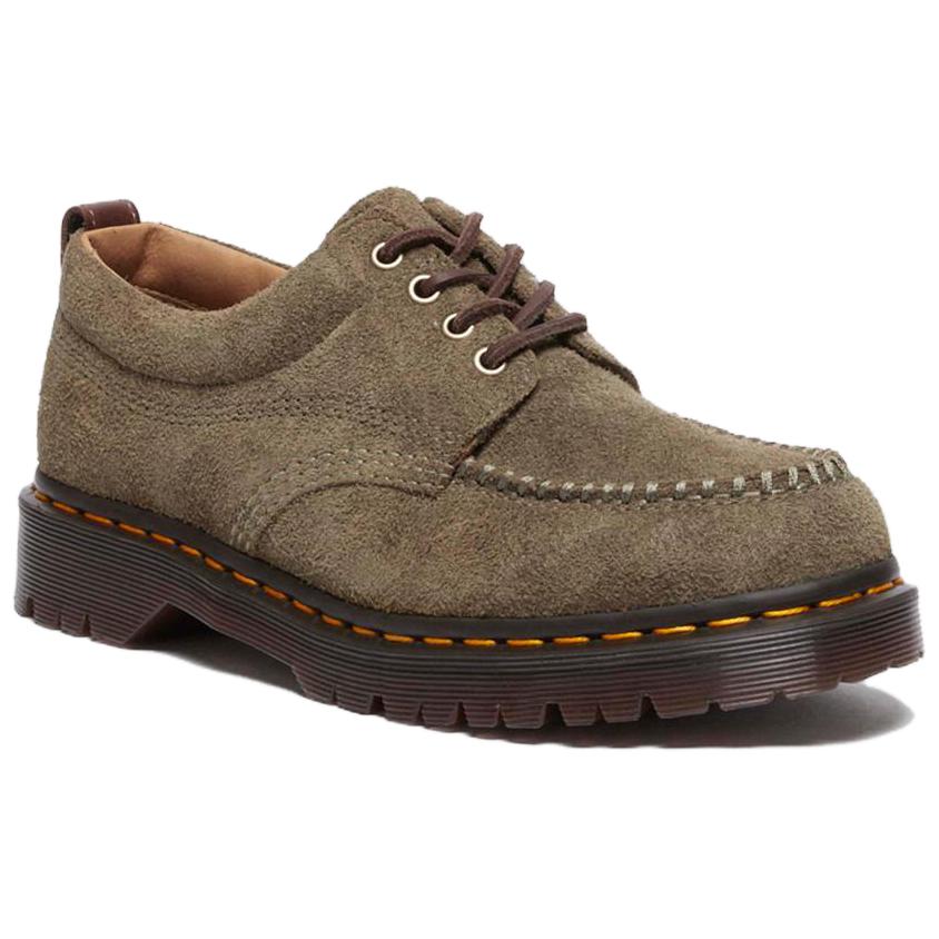 Dr. Martens Work Comfortable Lace-Up Low-Top Casual Shoes Unisex Casual Shoes Olive-Brown 31818396