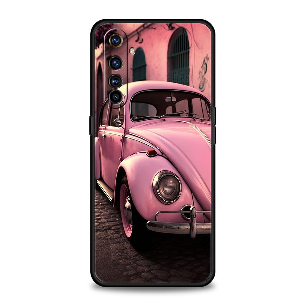 Classic Vintage Old Retro Car Case For Realme 12 11 10 9 8 5G 7 6 GT5 GT3 GT2 Pro C21 C25 C35 For Realme GT Neo 2 3 3T 5 Cover