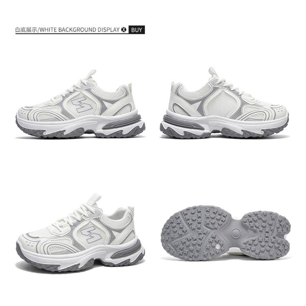 Casual Sports Shoes - Loose Sports Style Lace Up Low Top Shoes, for Outdoor Activities, Hiking, Skateboarding,Plus Size Fashionable Sports Shoes