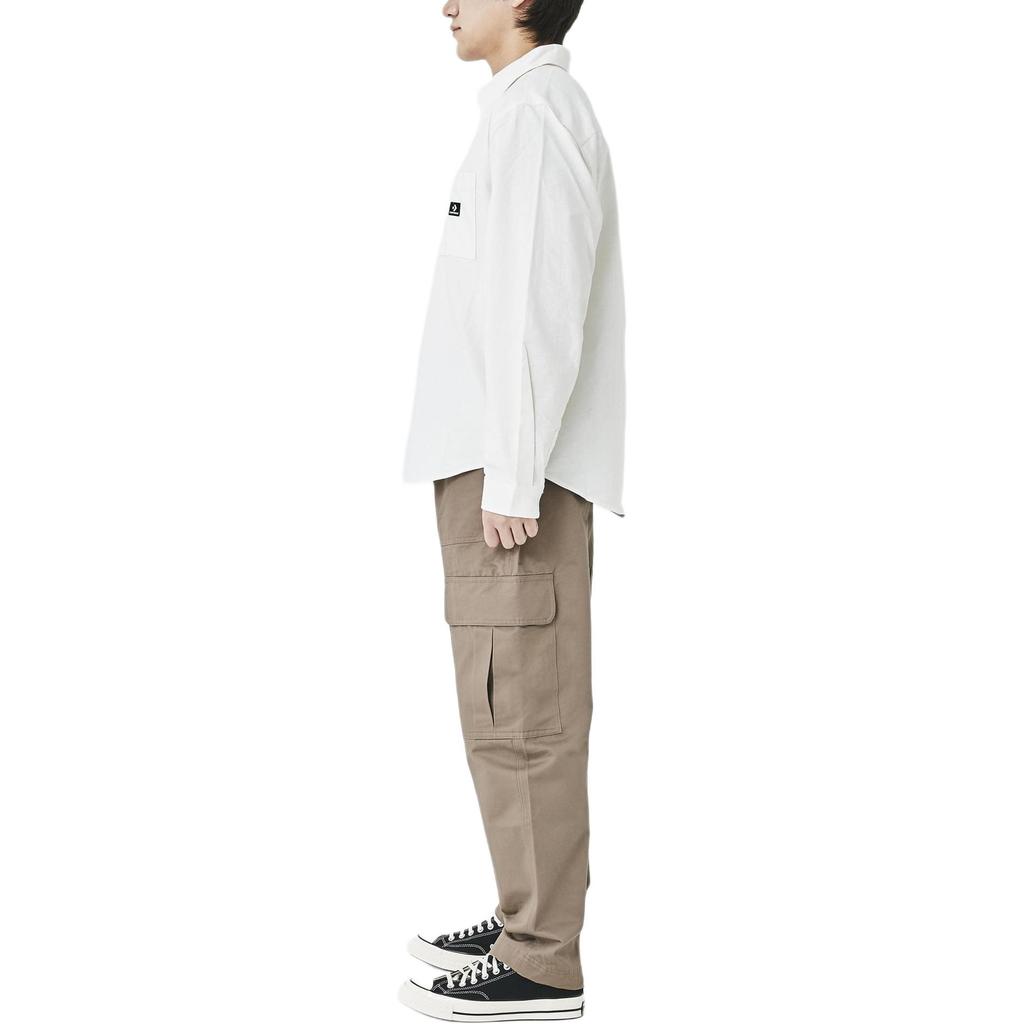 Converse Shirts Unisex White Lapel Moderate Other 10026002-A01