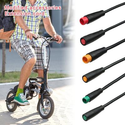 Ebike Accessories Optional Cable Display Pin 2/3/4/5/6Pin Cable Base Connector Waterproof Connector