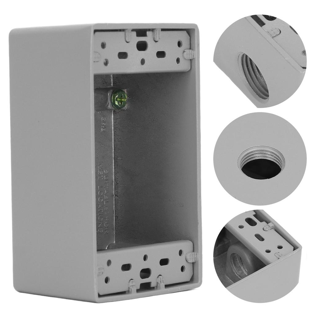 Outlet Box NEMA 10‑50R 14‑50R Industrial Power Socket Case Single Gang Device Box for Outdoor