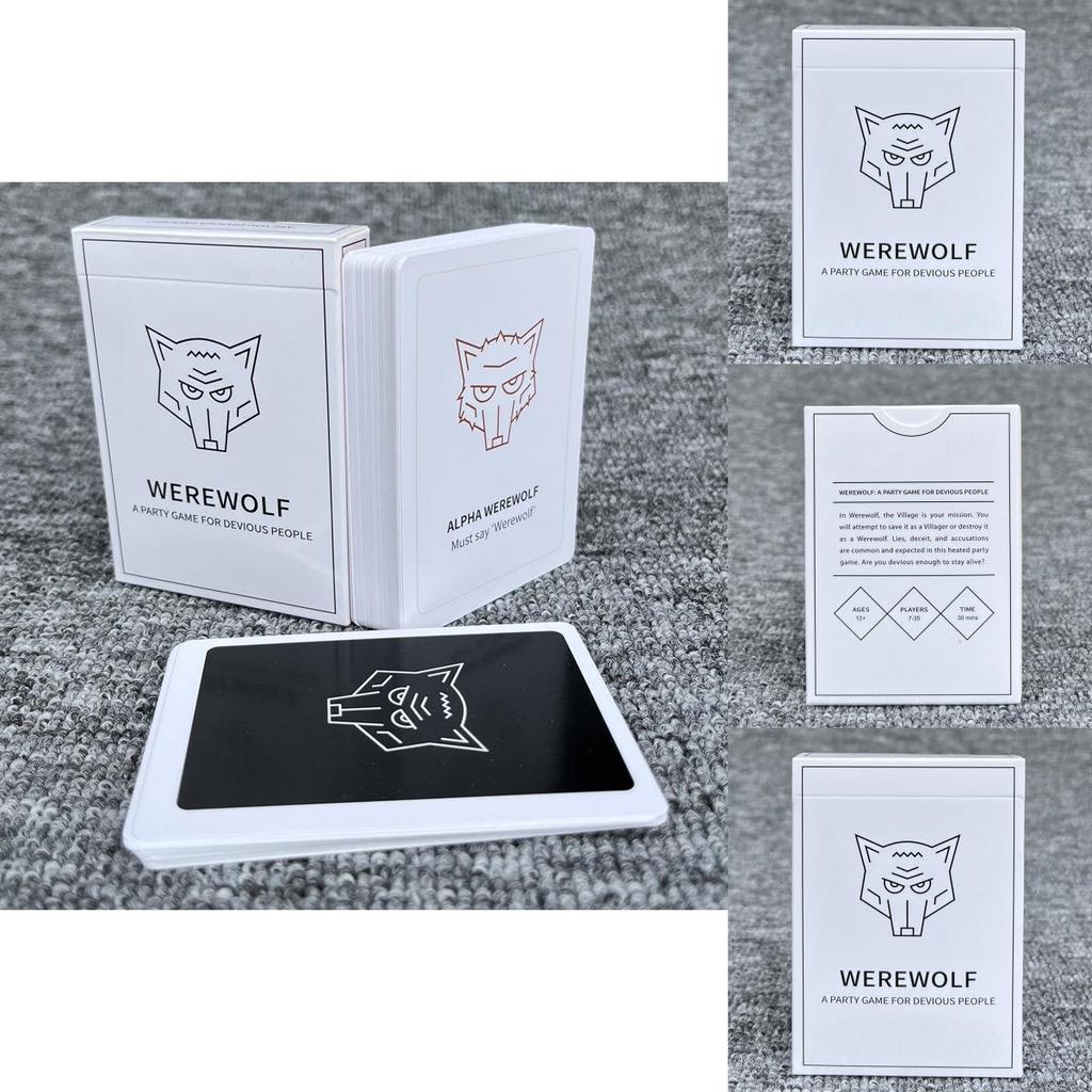 Werwolf-Karten Fesselndes Soziales Strategie-Tischspiel Für Partys Und Zusammenkünfte