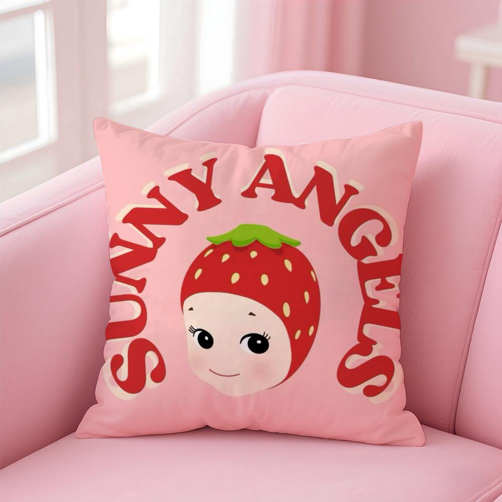 Cartoon Hot S-Sonny AngelS Cushion Cover Comfortable Reversible Pillow Cover Ideal for Car Sofa Bedroom & Beyond