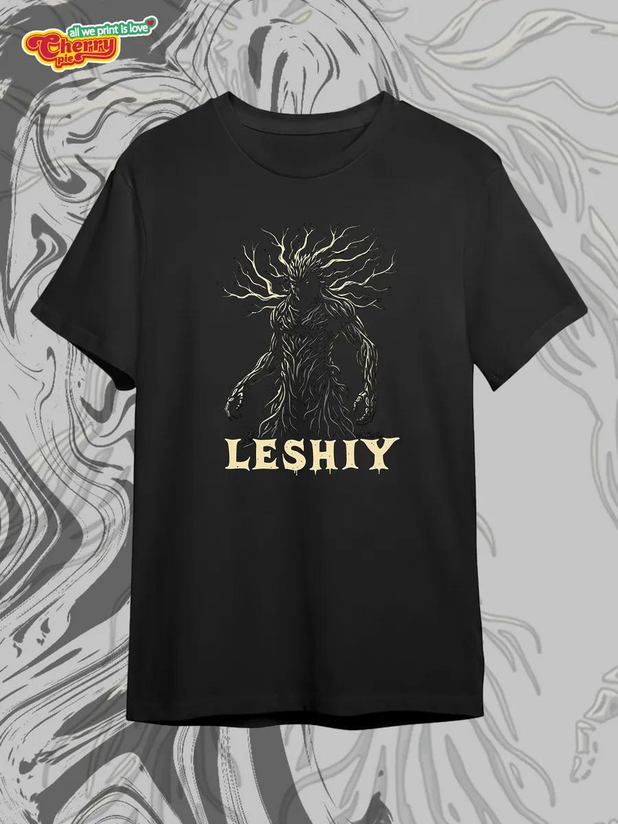 Black T-shirt with capybara print S