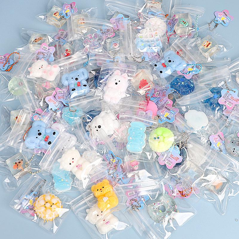 

Xiaohongshu Style Salted Egg Yolk Rice Ball Simulated Food TPR Squeeze Toy