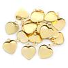 30 Stück 12mm Edelstahl Eisen Material Herz Leere Basis Fassung Passend für 12mm Herz Cabochon Anhänger Fassschalen DIY Schmuckzubehör