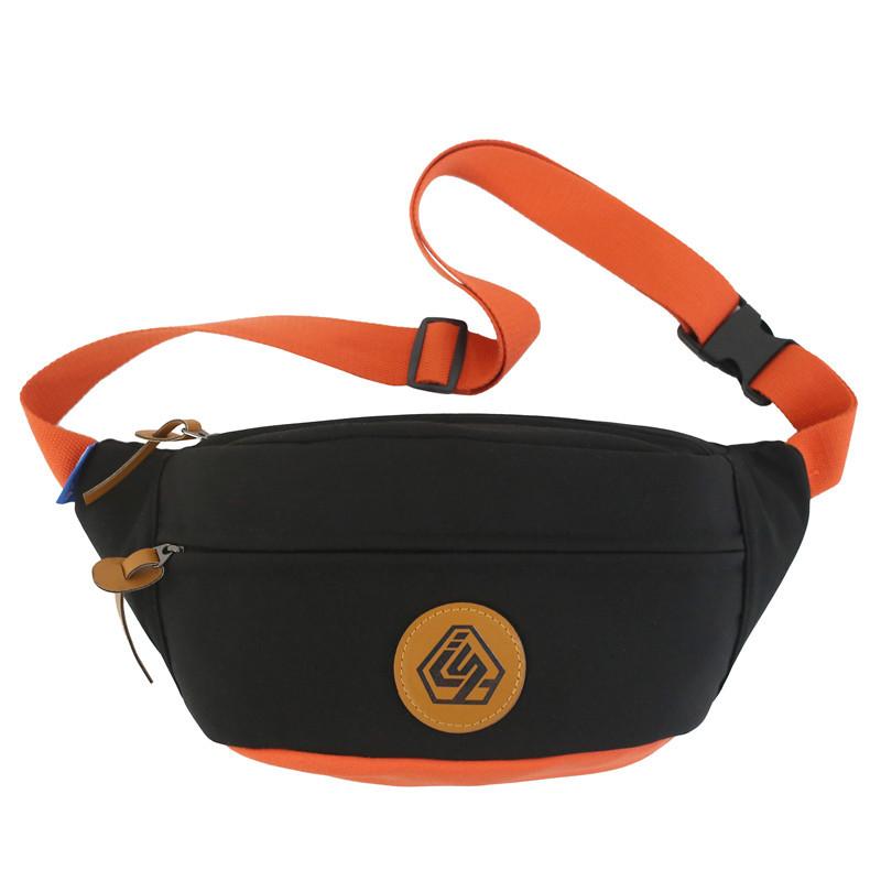 Crossbody bag women's breast bag large-capacity sports fanny pack ultra-light, simple and versatile fashion trendy shoulder bag men