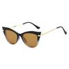 Lunettes de soleil œil de chat chics: Style européen et américain tendance, Protection solaire extérieure polyvalente haut de gamme pour femmes