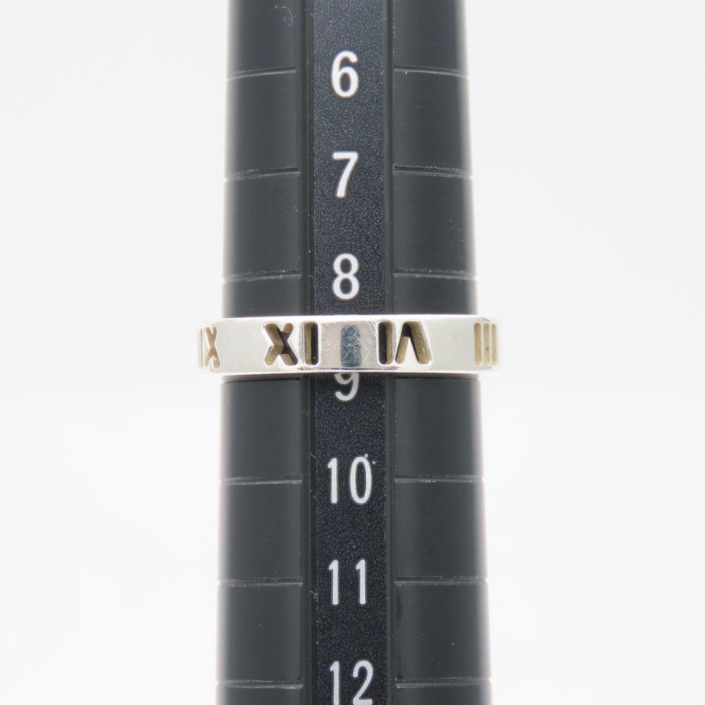 Used TIFFANY&Co. Ring Atlas open Narrow EU#48.5 Silver925 1.97g Silver Accessories