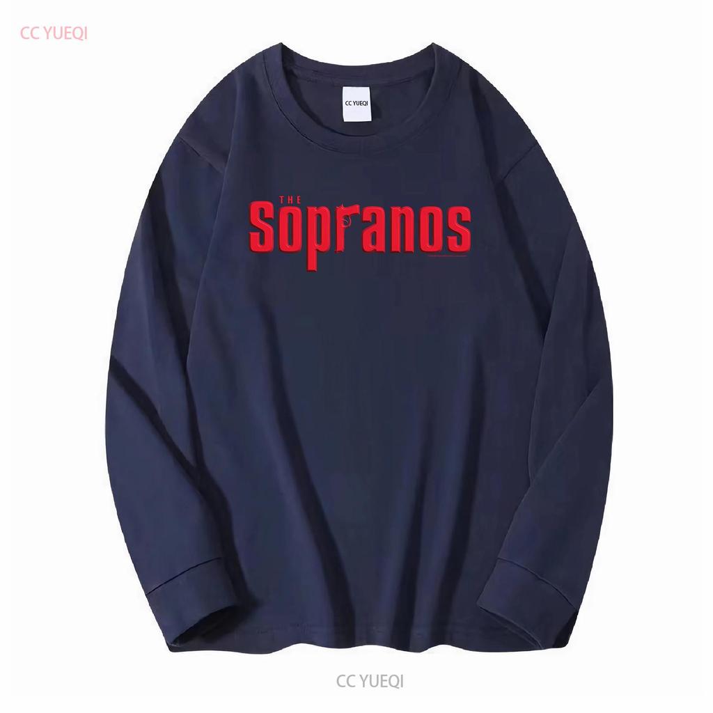 Vintage 2000 Logo The Sopranos HBO TV Show Promo Tričko Velikost XL Černá Y2k vintage Vyprané Měkké grafické Lehce