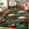 1Pc Christmas Ornaments Pine Branches Rug Office Carpet Indoor Outdoor Doormat Nonslip Soft Living Room Christmas Halloween Gift D292221