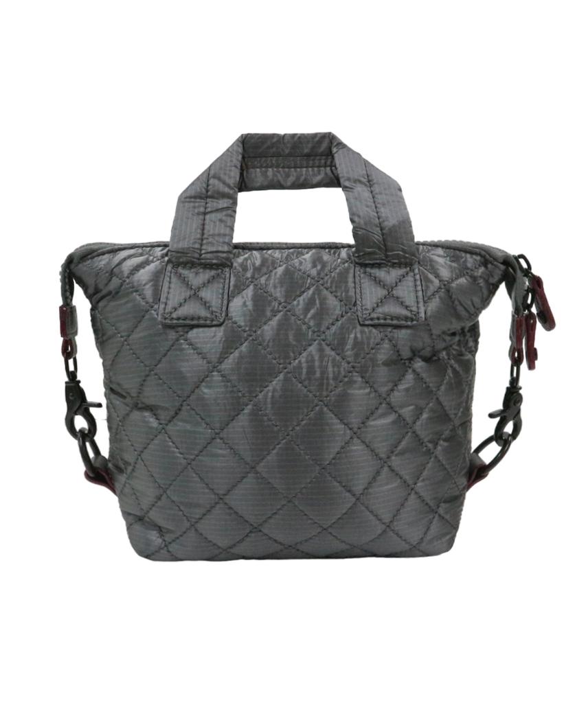 Monbirdie Golf Two-Way Quilted Nylon Bag Grey