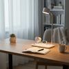 USB Port LED Table Lamp Stand Clock Multifunction LED Desk Lamp Night Lighting Wireless Charger Wireless Charger Pad Night Use