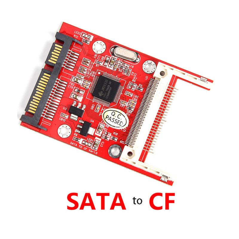 CF to SATA Adapter for Compact Flash Memory Card Type I II to 2.5inch Serial ATA HDD Hard Disk Drive Converter