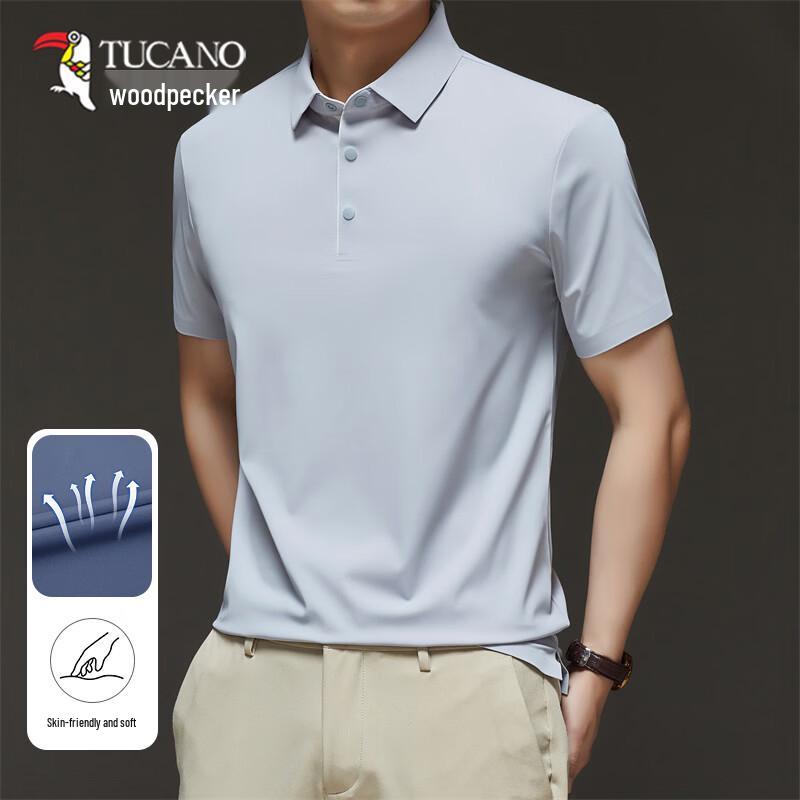 Tucano Men s Ice Silk Quick Dry Short Sleeve Polo Shirt 52