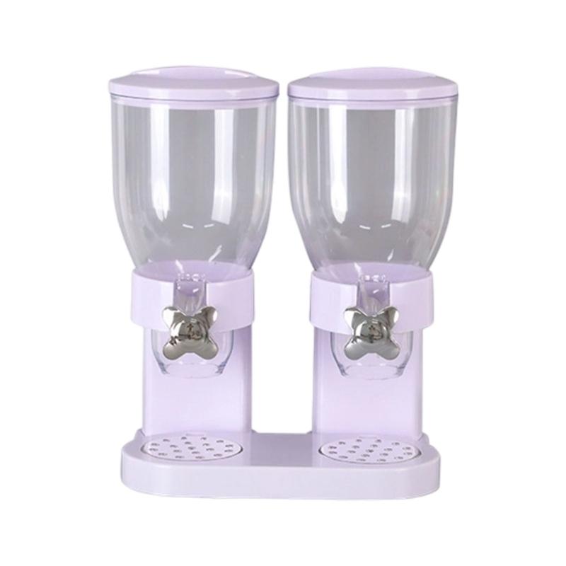 Sturdy Food Dispenser with Sealed Lids Designs for Dry Goods Storage Preservation