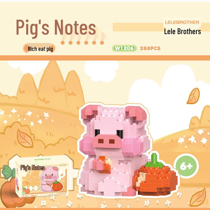 Chinese Panda Building Blocks - Compatible with Lego Bricks, Educational Micro Particle Assembly Toys, Gift Set