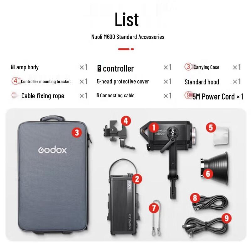 Godox M600D/M600BI 600W LED Video Light