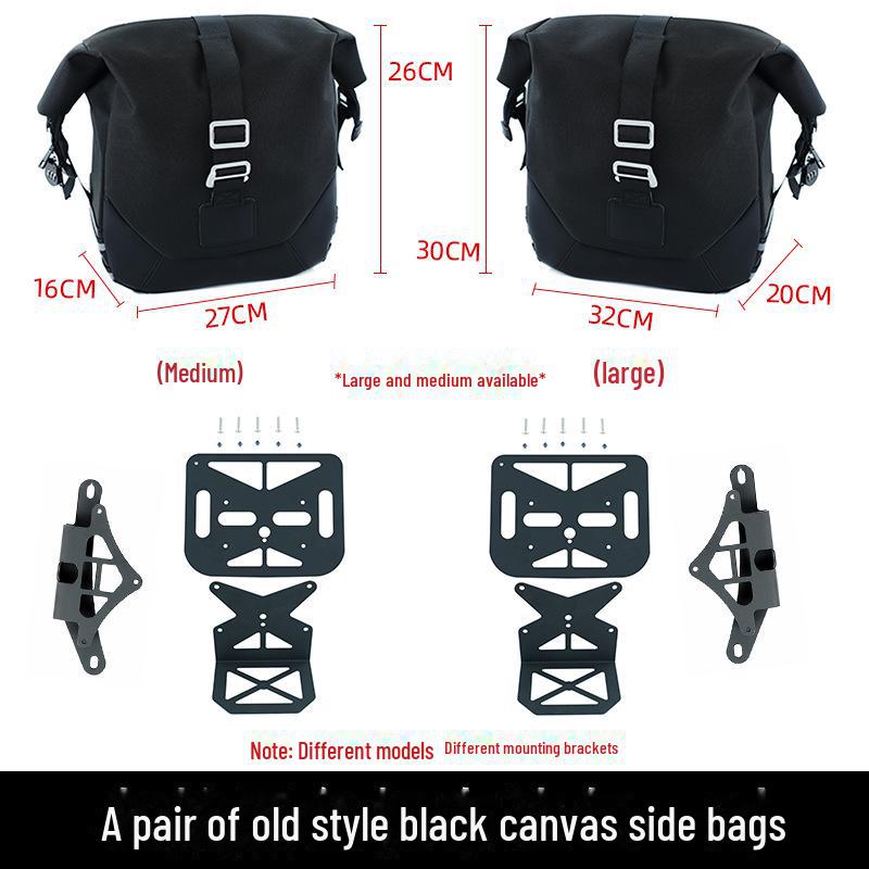 CFMOTO 250CLC Waterproof Side Bag & Anti-Fall Bumper Accessories with Folding Backrest and Step Shelves