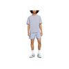 Nike Sportswear Solid Color Logo Crew Neck Tee Men Tops Vivid-Steel-Blue DZ2899-493