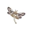 New Enamel Color Dragonfly Elastic Ring Women's Creative Design Color Dragonfly Adjustable Ring