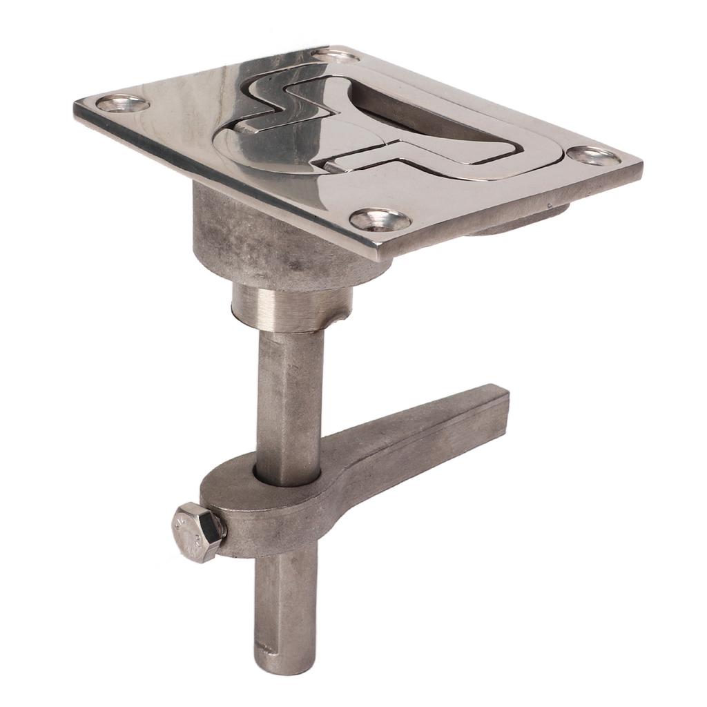 Boat Cam Latch Flush Pull Floor Buckle Hatch Latch 316 Stainless Steel 67x79mm Lift Handle Locking Latch for Yacht Ship