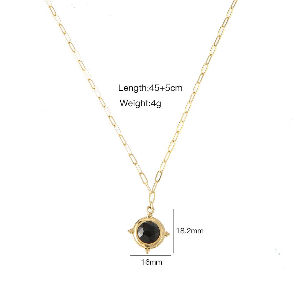 Boho Star Pendant Women's Necklace with Natural Stone Beads and Multi-layer Collarbone Chain