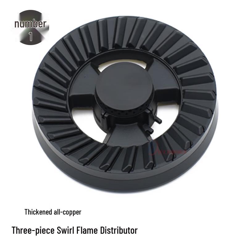 Universal Built-in Gas Stove Rotary Flame Burner Cap Set