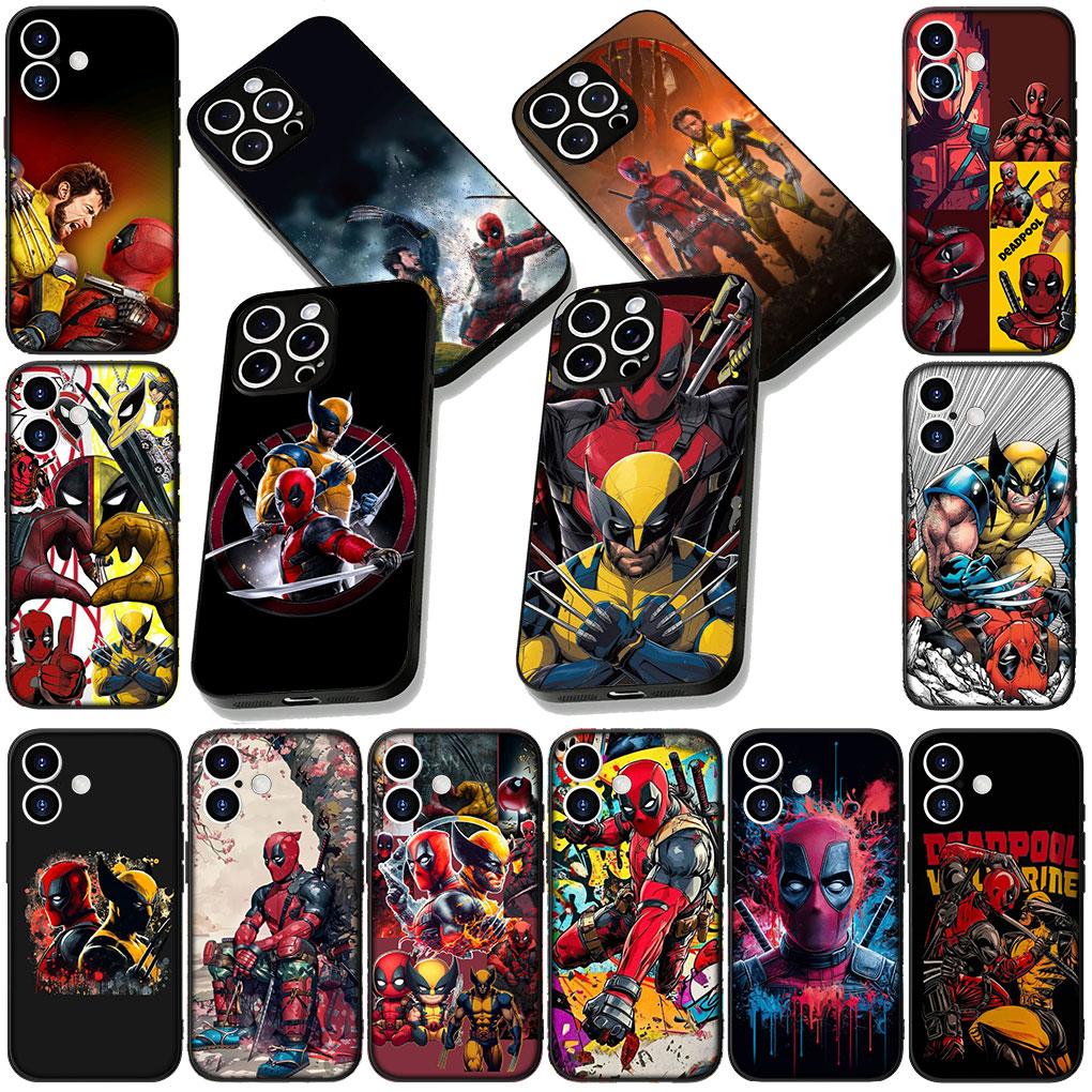 Wolverine Deadpool Marvel Phone Cover for Motorola Moto Edge 70 60 Fusion NEO Pro G Stylus G56 G96 G52 G04 G05 20 Soft Case