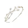 1Pcs Multilayer Pearl Butterfly Women Hairband Metal Hollow Hair Hoop  Hair Accessories