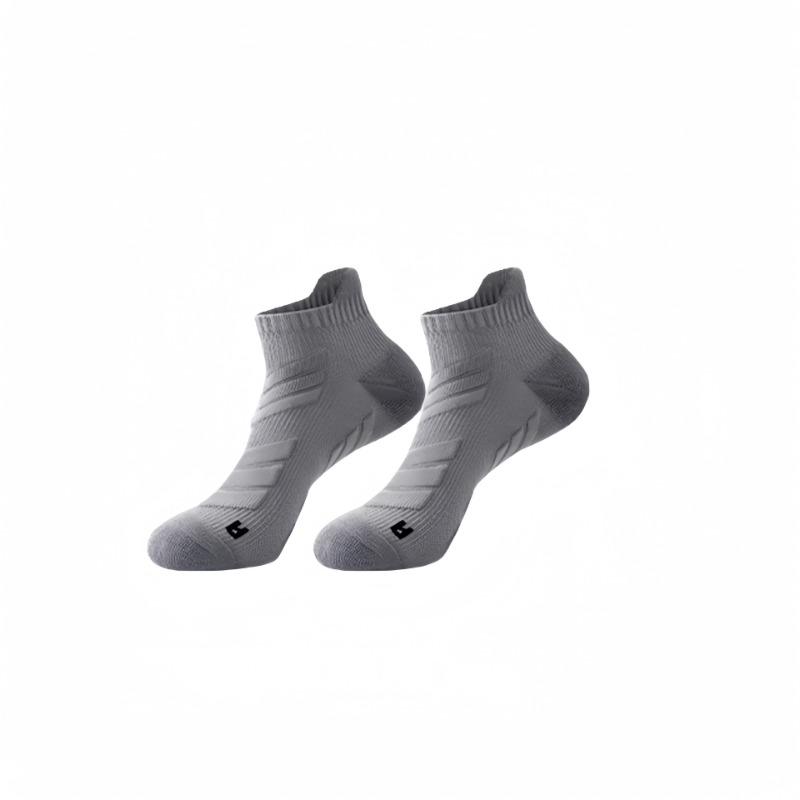 Men's Short Autumn, Spring and Summer Anti-odor and Sweat-absorbing Socks, Marathon Towel Bottom Short Tube Basketball Socks, Cycling Socks