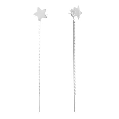 Silver Earrings Without Stones (2144298)